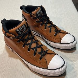 Converse size 12 leather shoes